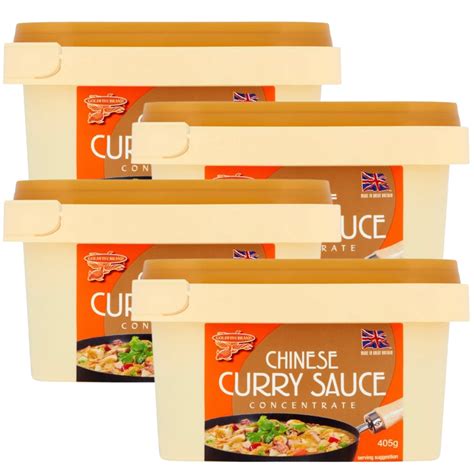 Goldfish Chinese Takeaway Curry Sauce Paste 405g Original - Box of 4 ...