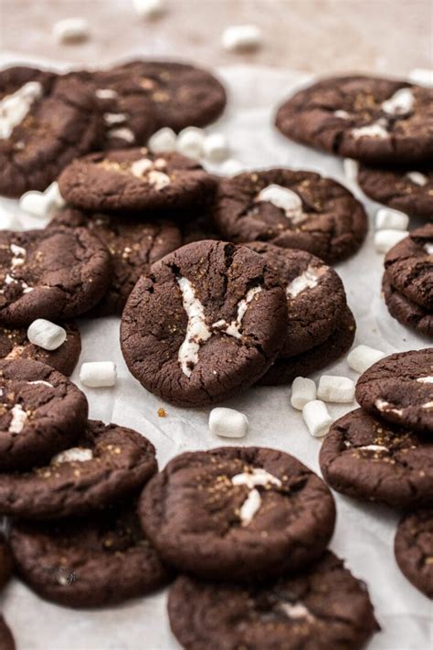 Chocolate Marshmallow Cookies Sugar Salt Magic