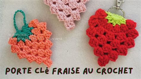 TUTO Porte clé FRAISE au CROCHET FACILE