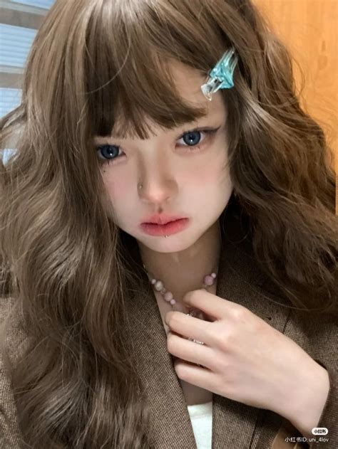 Pin By V4mpk On Ulzzazang ⚘️ Cute Korean Girl Pretty Makeup Makeup