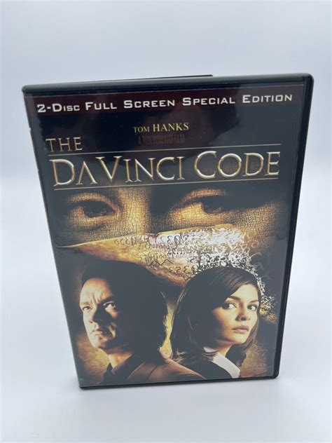 The Da Vinci Code DVD Two Disc Special Edition Tom Hanks Like New W