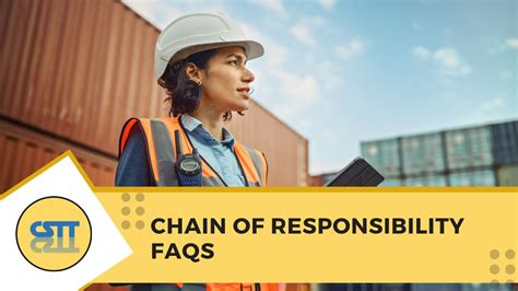 Chain of Responsibility FAQs - CS Transport Training