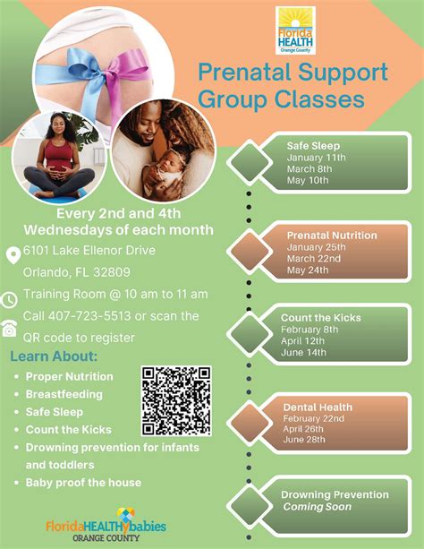 Doh Orange Offers Prenatal Support Group Classes For Moms Florida Department Of Health In Orange