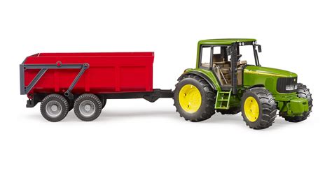 Bruder John Deere 6920 Tractor & Tipping Trailer Kids Farm Toy Model Scale 1:16 | eBay