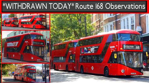 Withdrawn Today London Bus Route Observations To