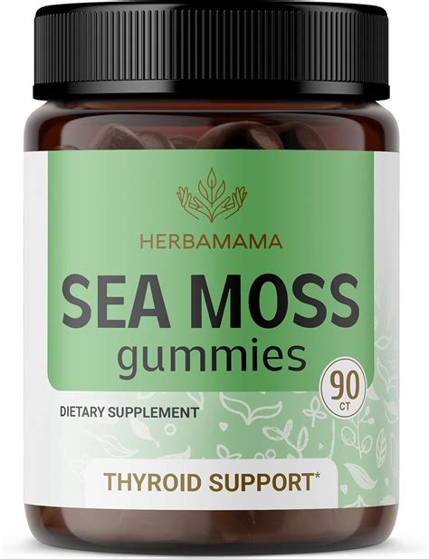 Amazon HERBAMAMA Sea Moss Gummies For Adults Irish Seamoss