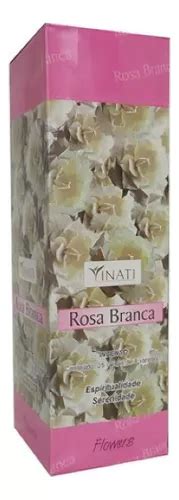 Caja De Incienso Vinati White Rose 25 Unidades Con 8 Varillas