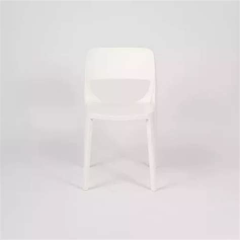 Silla De Comedor Rossi Rossi Smile Estructura Color Blanco 4 Unidades