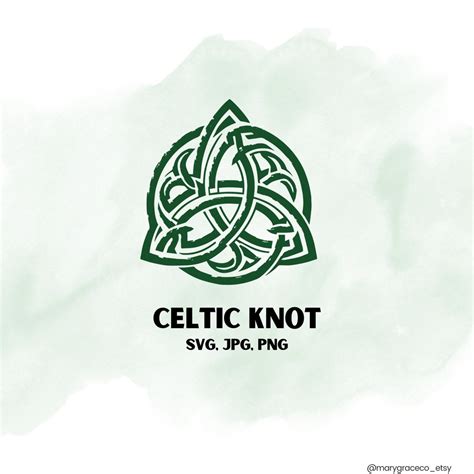 Irish Celtic Knot Graphic SVG, PNG, JPG Files Irish Clipart Celtic Knot ...