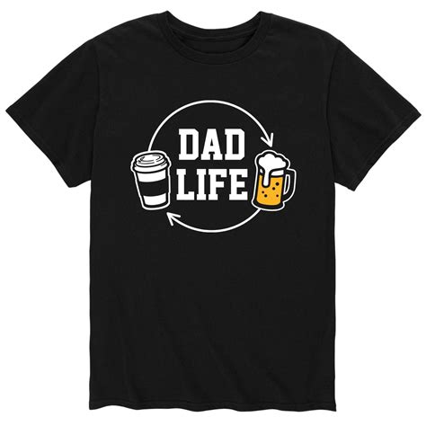 Instant Message Dad Life Mens Short Sleeve Graphic T Shirt