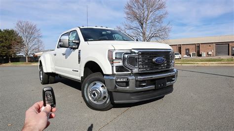 2021 Ford F350 Super Duty King Ranch Start Up Test Drive Walkaround And Review Youtube