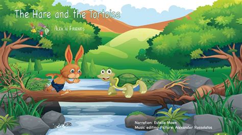 The Hare And The Tortoise Aesops Fable For Kids In English Learning