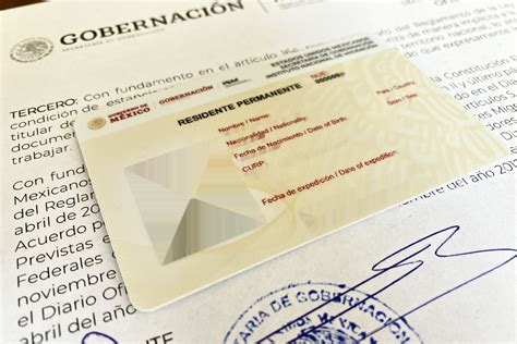 Mexicos Residency Cards Sport A New Contemporary Design