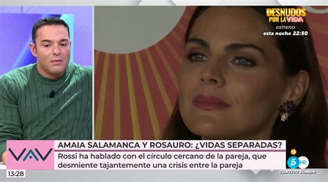 Antonio Rossi desmiente los rumores de separación de Amaia Salamanca y