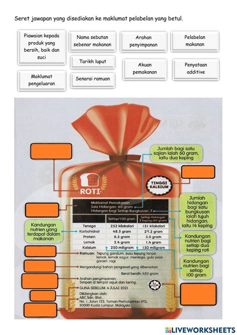 pelabelan makanan  aldrin lindua