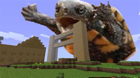 Giant Turtle Fence Minecraft Map