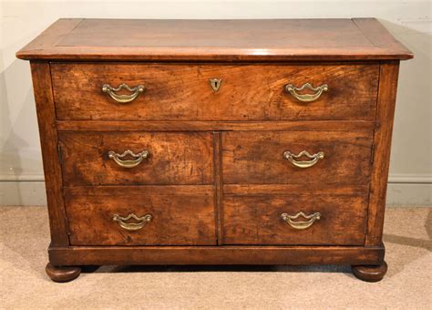 French Provincial Cherry Wood Chest Commode