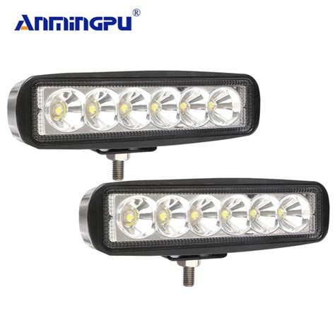 Anmingpu W Led Work Light Bar Spot Flood Beam For Motorcycle Boat