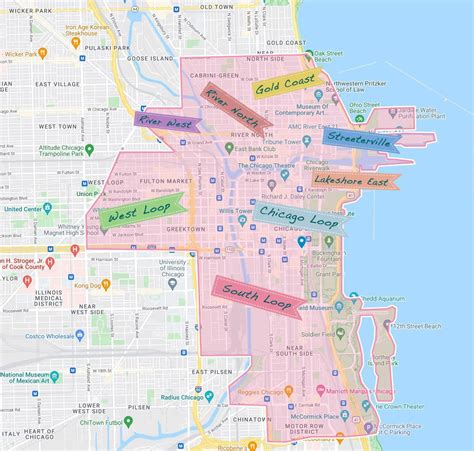 Best Neighborhoods In Chicago Map - Corie Lauren