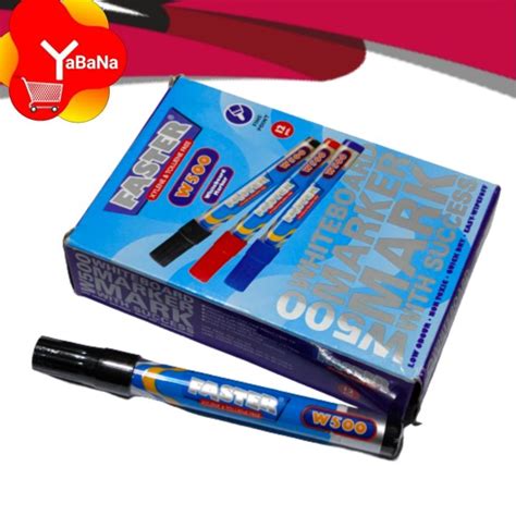 Spidol Papan Tulis Whiteboard Faster W500 Isi 12pcs Lazada Indonesia