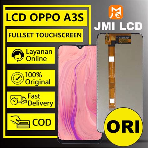 Jual Dapatkan JMI LCD Touchscreen Fullset Original Oppo A3S CPH1803