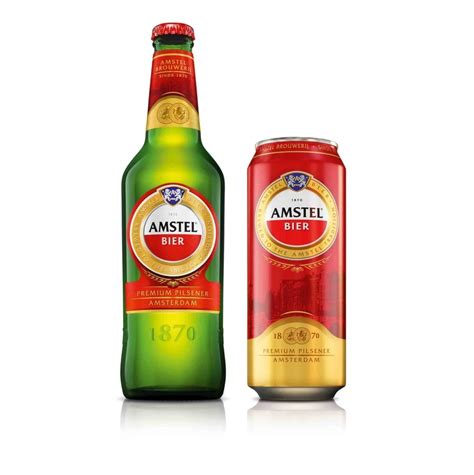 Amstel Bier Lager Beer Can 24 X 440 Ml Amstel Bier Beer Bottles