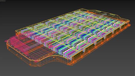 Tesla Model S Battery Pack 3D model | CGTrader