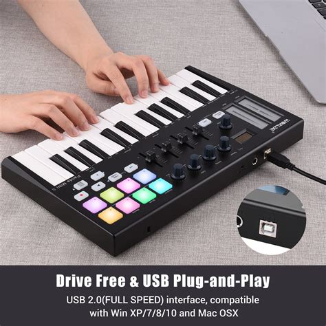 Worlde Panda Mini Ii Portable Key Usb Midi Keyboard Controller