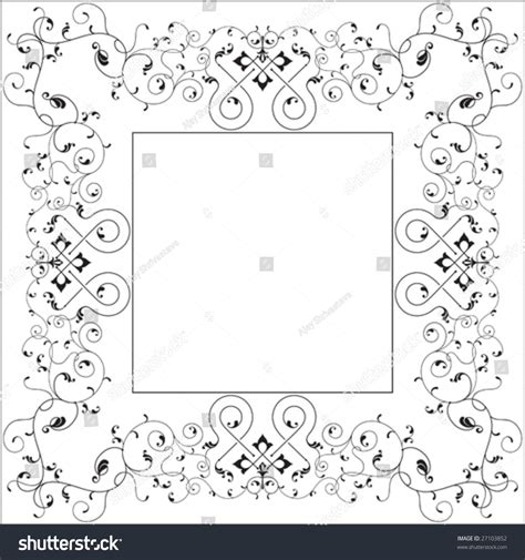 Label Border Frame Design Stock Vector (Royalty Free) 27103852 ...