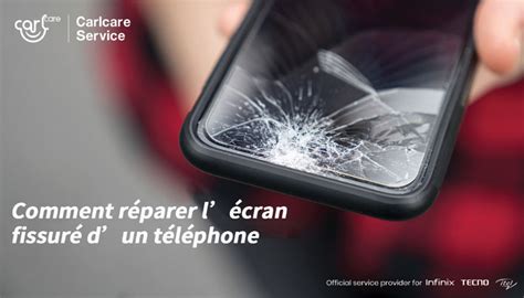 Ivory Coast Comment réparer lécran fissuré dun téléphone Carlcare