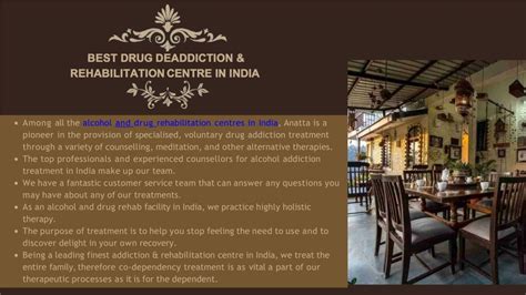 Ppt Anatta Luxury Rehabilitation For Alcohol And Drug Addiction In