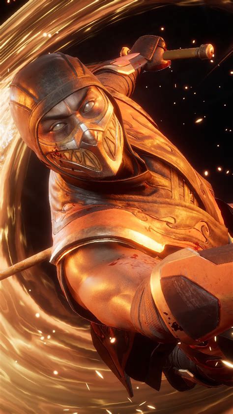 Mortal Kombat 11 Scorpion Wallpaper 4k