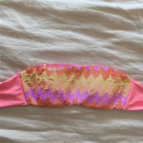 Victorias Secret Swim Sequin Bikini Top And Bottom Gem