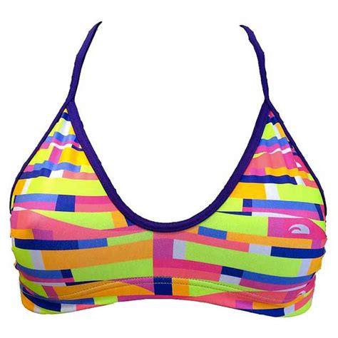 Turbo Top Bikini Colorwaves Multicolor Swiminn