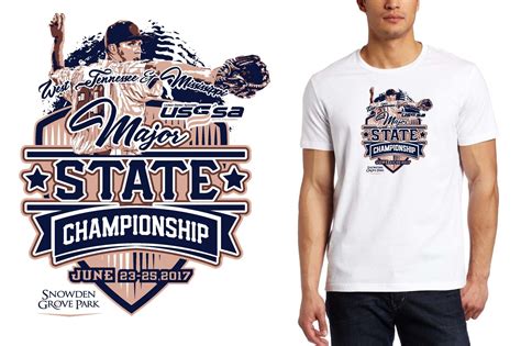 Print Th Logo Major State Championship Baseball Logo Design Urartstudio