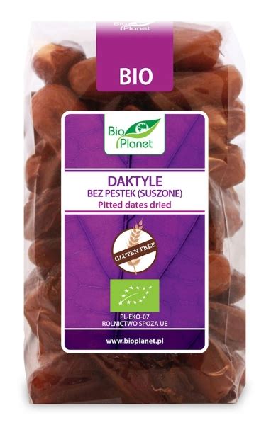 Bio Planet Daktyle Bez Pestek Suszone Bio 400g Kultura Smaku