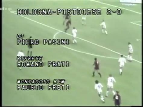 CAMPIONATO STORY SERIE A STAGIONE 1980 81 BOLOGNA PISTOIESE 2 0