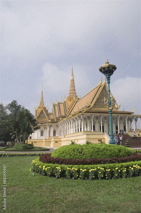 The Throne Hall, The Royal Palace, Phnom Penh, Cambodia Stock Photo | Adobe Stock