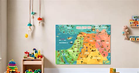 Laminated Bible Story Map Poster Ideal For Nepal Ubuy