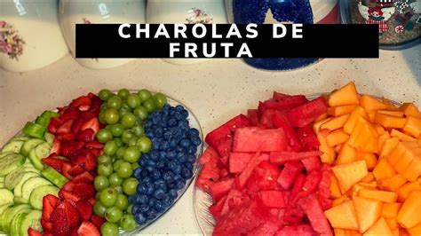 Charolas De Fruta Youtube