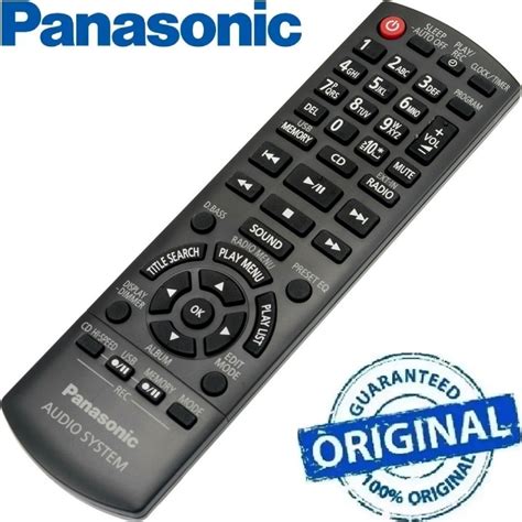 Controle Remoto Original P Som Panasonic Sa Akx80 C Nf R 140 00 Em