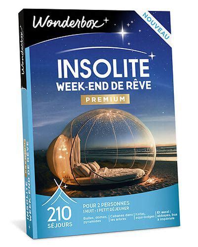 Coffret Cadeau Wonderbox Insolite Week End De Rêve Premium Coffret Cadeau Achat And Prix Fnac