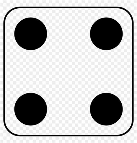 Four On A Dice Free Transparent Png Clipart Images Download