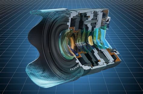 Premium Photo Visualization D Cad Model Of Sectional Of Camera Lens