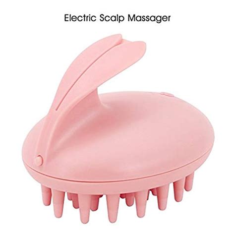 Electric Scalp Massager For Hair Growth Electric Cute Rabbit Head Massager Shampoo Massage Comb