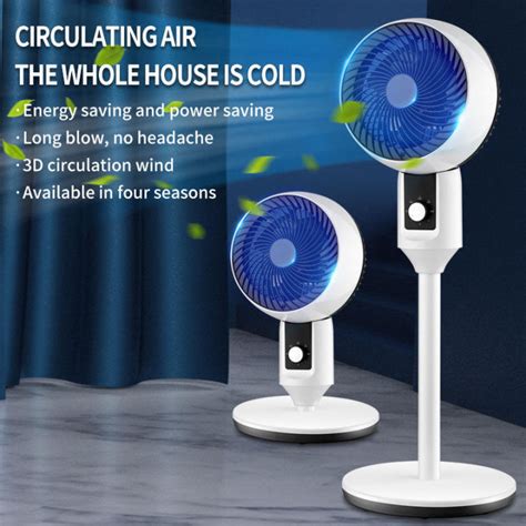 Air Circulation Electric Fan Stand Fan Adjustable Floor Fan Speeds