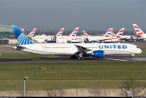 N United Airlines Boeing Dreamliner Photo By Tristan Gruber