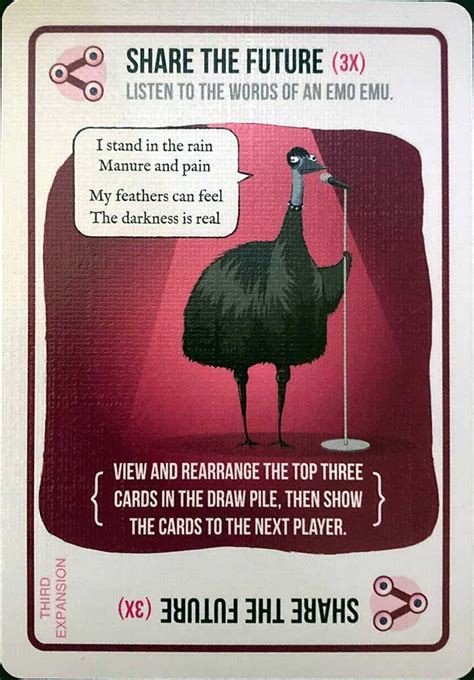 Share The Future X Card Rules Exploding Kittens Here Be Kittens