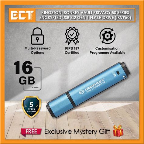 Kingston Ironkey Vault Privacy Series Encrypted Gb Gb Gb