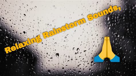 Rainforest Rain Sounds For Sleeping Or Studying 🌧️ Relaxing Rainstorm